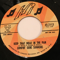 Gene Simmons (2) Keep That Meat In The Pan / Go On Shoes Vinyl 7" USED