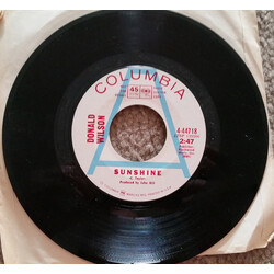 Donald Wilson Sunshine USED VINYL 7INCH 45 RPM SINGLE PROMO STYRENE