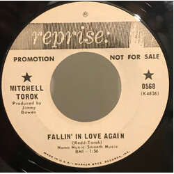 Mitchell Torok Fallin' In Love Again / Baby, Baby, Baby USED VINYL 7INCH 45 RPM SINGLE PROMO