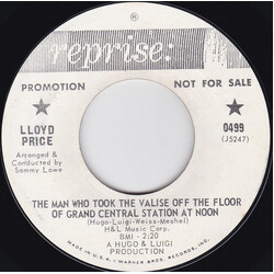 Lloyd Price The Man Who Took The Valise Off The Floor Of Grand Central Station At Noon / I Won't Cry Anymore Vinyl 7" USED