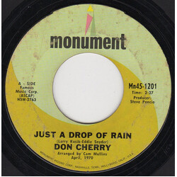 Don Cherry (2) Just A Drop Of Rain / Between Winston Salem And Nashville, Tennessee USED VINYL 7INCH 45 RPM SINGLE