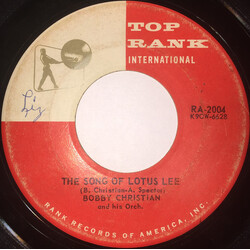 Bobby Christian And His Orchestra The Song Of Lotus Lee / Bobby's Tune USED VINYL 7INCH 45 RPM
