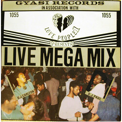 D.J. Carlton / D.J. Paul (2) Live Mega Mix Vinyl LP USED