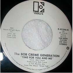The Bob Crewe Generation Time For You And Me USED VINYL 7INCH 45 RPM PROMO STEREO MONO