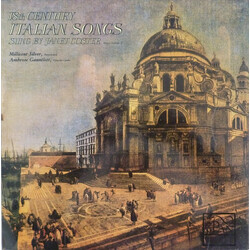 Janet Coster 18th Century Italian Songs Vinyl LP USED