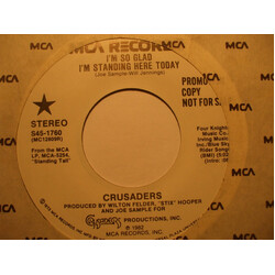 The Crusaders I'm So Glad I'm Standing Here Today USED VINYL 7INCH 45 RPM PROMO
