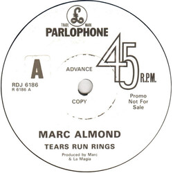 Marc Almond Tears Run Rings USED VINYL SINGLE PROMO 7INCH