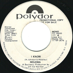 Mojoba I Know USED VINYL 7INCH 45 RPM SINGLE PROMO STEREO MONO