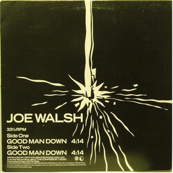 Joe Walsh Good Man Down USED VINYL 12INCH 33 S RPM PROMO SINGLE