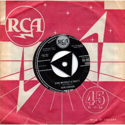 Don Gibson Look Who's Blue / Give Myself A Party USED VINYL 7INCH 45 RPM