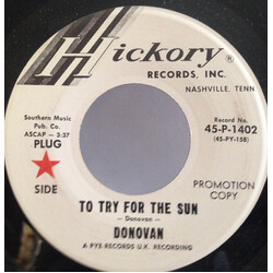 Donovan To Try For The Sun USED VINYL 7INCH 45 RPM PROMO