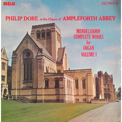 Felix Mendelssohn-Bartholdy / Philip Dore Philip Dore At The Organ Of Ampleforth Abbey Mendelssohn Complete Works For Organ Volume 1 Vinyl LP USED