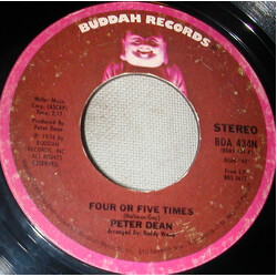 Peter Dean Four Or Five Times USED VINYL 7INCH 45 RPM
