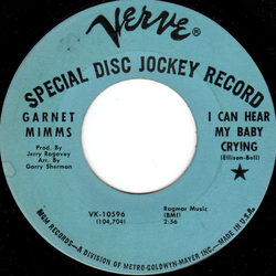 Garnet Mimms I Can Hear My Baby Crying / Stop And Think It Over Vinyl 7" USED