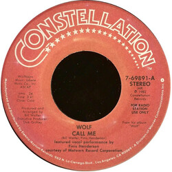 Bill Wolfer Call Me USED VINYL 7INCH 45 RPM PROMO STEREO