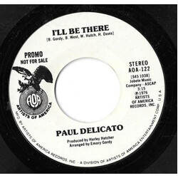 Paul Delicato I'll Be There USED VINYL 7INCH SINGLE PROMO STEREO MONO