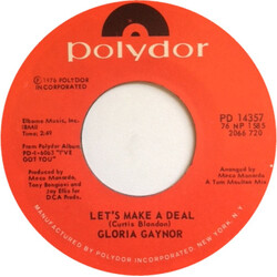 Gloria Gaynor Let's Make A Deal / Let's Make Love USED VINYL 7INCH 45 RPM SINGLE