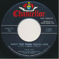 Fabian (6) About This Thing Called Love USED VINYL 7INCH SINGLE 45 RPM
