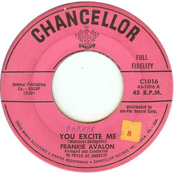 Frankie Avalon You Excite Me / Darlin' USED VINYL 7INCH SINGLE 45 RPM