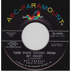 Ray Charles / Ray Charles And His Orchestra Take These Chains From My Heart USED VINYL 7INCH 45 RPM SINGLE