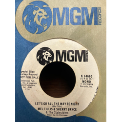 Mel Tillis / Sherry Bryce / The Statesiders (2) Let's Go All The Way Tonight USED VINYL 7INCH 45 RPM PROMO