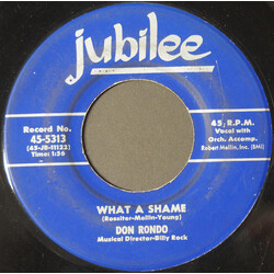 Don Rondo What A Shame USED VINYL 7INCH 45 RPM SINGLE