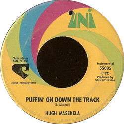 Hugh Masekela Puffin' On Down The Track Vinyl 7" USED