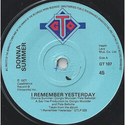 Donna Summer I Remember Yesterday USED VINYL 7INCH 45 RPM