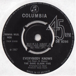 The Dave Clark Five Everybody Knows USED VINYL 7INCH 45 RPM SINGLE