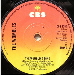 The Wombles The Wombling Song USED VINYL 7INCH 45 RPM SINGLE REISSUE