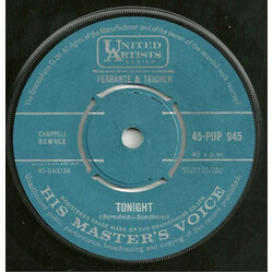 Ferrante & Teicher Tonight / Dream Of Love USED VINYL 7INCH SINGLE 45 RPM
