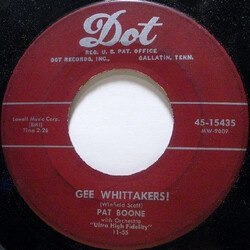 Pat Boone Gee Whittakers! USED VINYL 7INCH 45 RPM