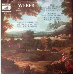 Carl Maria von Weber Trio En Sol Mineur Pour Piano, Flute Et Violoncelle / Sonates Pour Flute Et Piano Vinyl LP USED