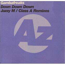Gambafreaks Down Down Down (Jazzy M / Class A Remixes) USED VINYL 12INCH 33 S RPM