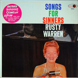 Rusty Warren Songs For Sinners Vinyl LP USED
