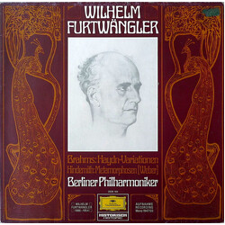 Johannes Brahms / Paul Hindemith / Wilhelm Furtwängler / Berliner Philharmoniker Haydn-Variationen / Metamorphosen [Weber] Vinyl LP USED