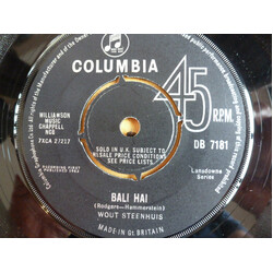 Wout Steenhuis Bali Hai USED VINYL 7INCH 45 RPM SINGLE REPRESS