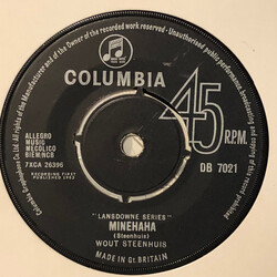 Wout Steenhuis Kassian / Minehaha USED VINYL 7INCH 45 RPM SINGLE