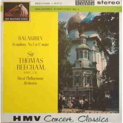 Mily Balakirev / Sir Thomas Beecham / The Royal Philharmonic Orchestra Symphony No. 1 In C Major Vinyl LP USED