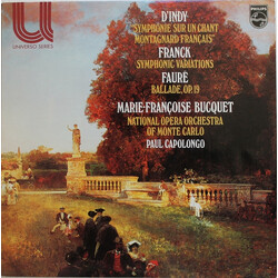 Vincent D'Indy / César Franck / Gabriel Fauré / Marie-Françoise Bucquet / Orchestre National De L'Opéra De Monte-Carlo / Paul Capolongo "Symphonie Sur