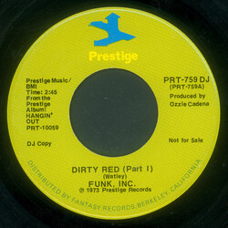 Funk Inc. Dirty Red USED VINYL 7INCH 45 RPM PROMO