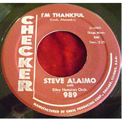 Steve Alaimo / Riley Hampton's Orchestra All Night Long / I'm Thankful USED VINYL 7INCH SINGLE