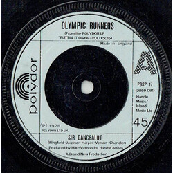 Olympic Runners Sir Dancealot USED VINYL 7INCH 45 RPM
