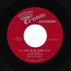 Willard McDaniel And His Orchestra The Curse Of An Aching Heart / My Sin USED VINYL 7INCH 45 RPM SINGLE