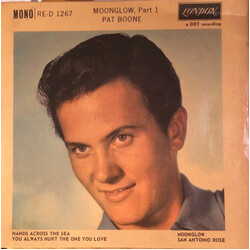 Pat Boone Moonglow - Part 1 USED VINYL 7INCH 45 RPM EP
