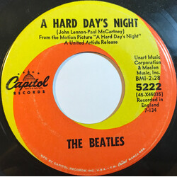 The Beatles A Hard Day's Night USED VINYL 7INCH 45 RPM SINGLE