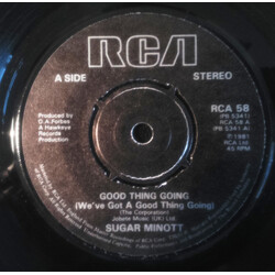 Sugar Minott / Desi Roots Good Thing Going (We've Got A Good Thing Going) / Hung Up USED VINYL 7INCH 45 RPM SINGLE