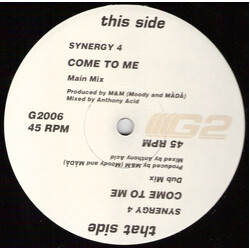 Synergy 4 Come To Me USED VINYL 12INCH 45 RPM