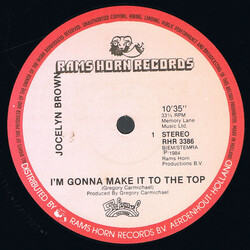 Jocelyn Brown I'm Gonna Make It To The Top / It's You USED VINYL 12INCH