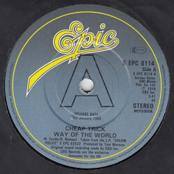 Cheap Trick Way Of The World USED VINYL 7INCH SINGLE PROMO